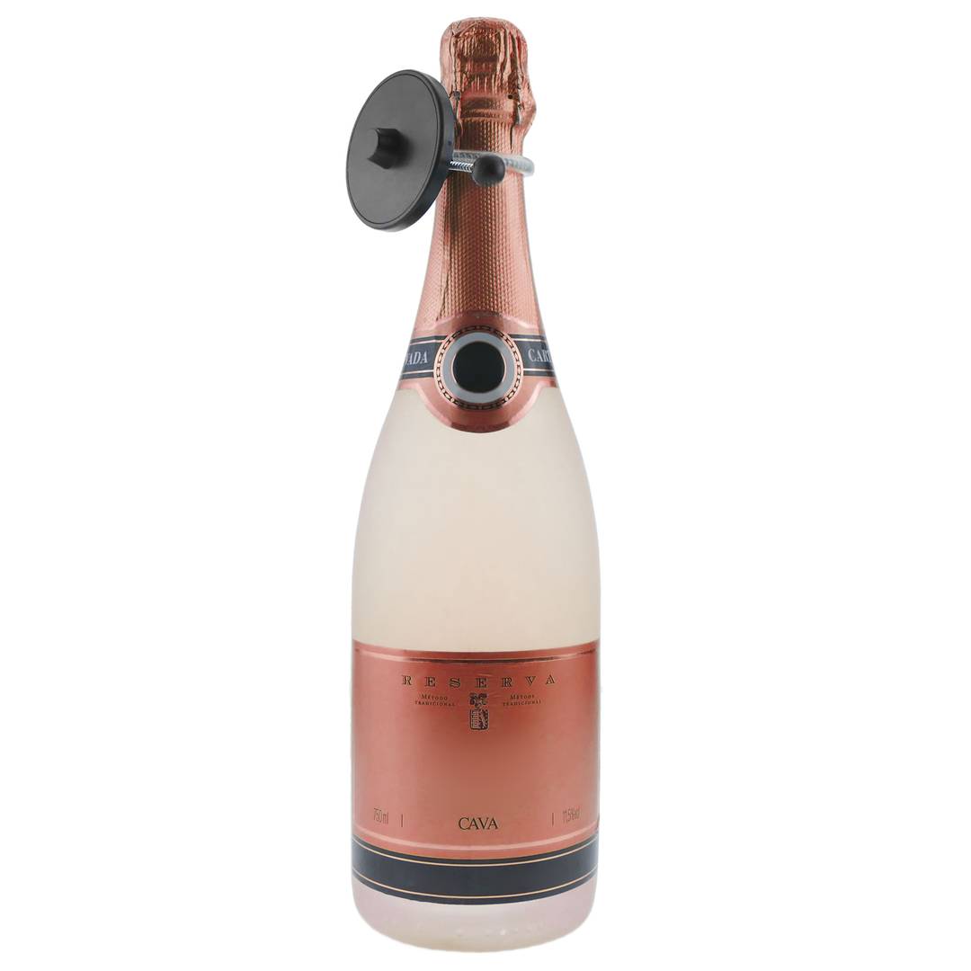 Preto RF EAS tag anti-roubo suporta 8.2 MHz 55 milímetros fecho de cabo de aço 25 unidades