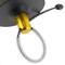 Noir RF EAS anti-vol tag supporte 8.2MHz 55mm câble antivol en acier 100 unités
