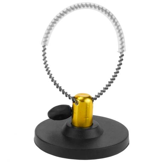 Noir RF EAS anti-vol tag supporte 8.2MHz 55mm câble antivol en acier 100 unités