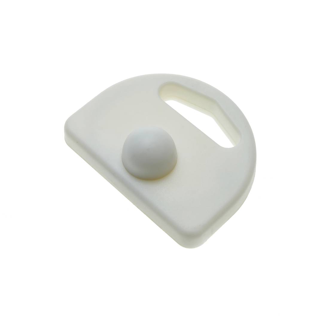 Etiqueta anti-roubo compatível RF EAS 51x135x19mm 8.2 MHz branco com pino