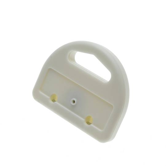 Etiqueta anti-roubo compatível RF EAS 51x135x19mm 8.2 MHz branco com pino