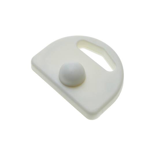 Etiqueta antihurto compatible EAS RF 8.2MHz 51x135x19mm blanca antirrobo con pin 25 unidades