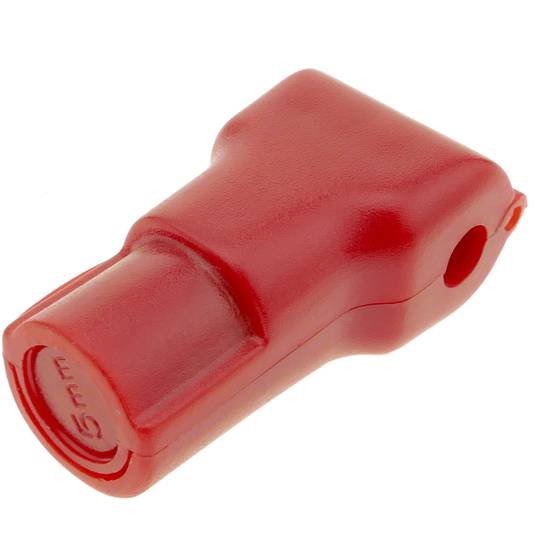 Veiligheidstag voor slatwall-haken of glazen staven compatibel met EAS RF 8,2 MHz 10-pack rode 5 mm tag