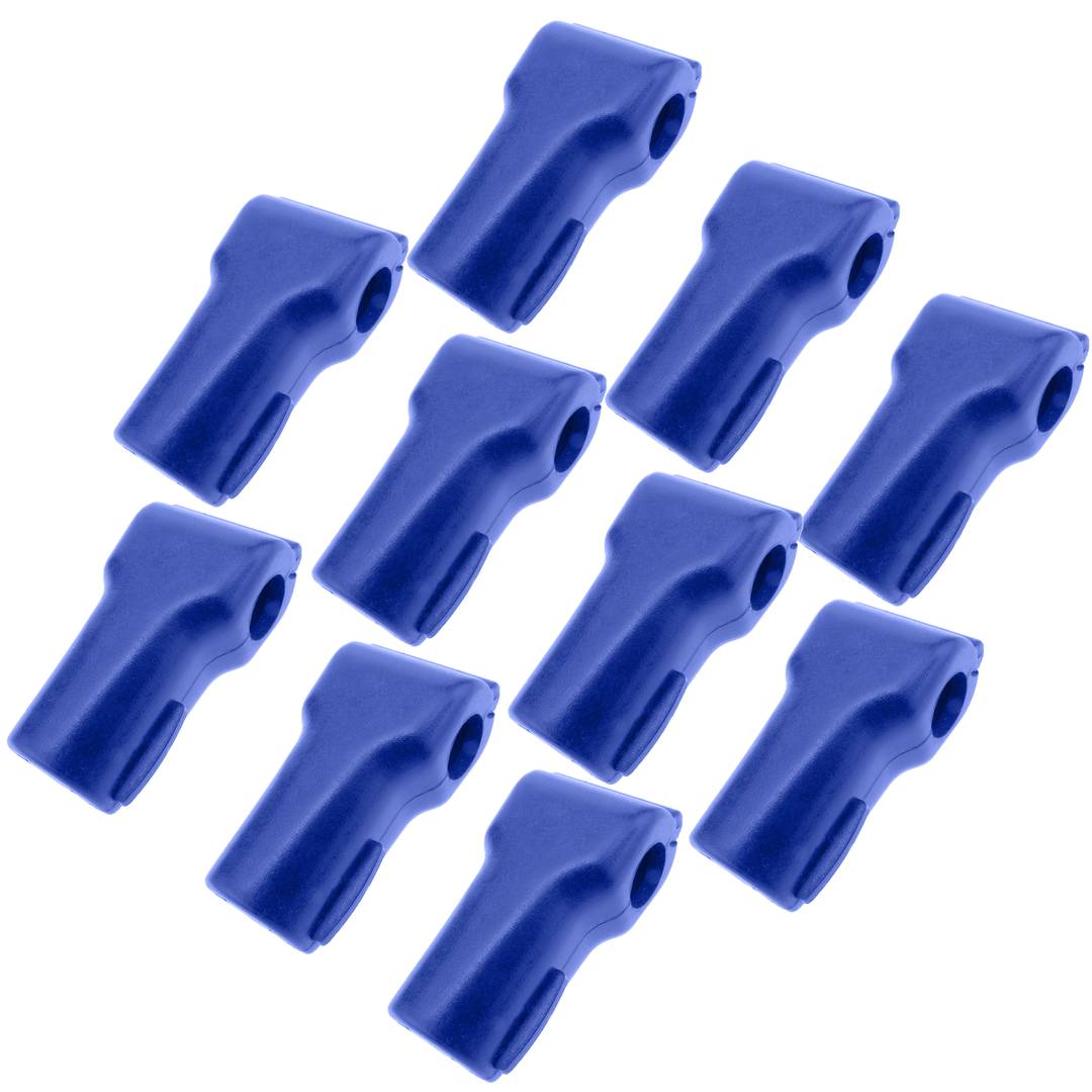 Etiqueta de seguridad para ganchos slatwall o varillas de gafas compatible con etiqueta EAS RF 8.2MHz 10-pack azul 6mm