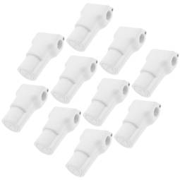 Sicherheit Label für Slatwall Haken oder Gläsern Stäbe EAS RF 8.2MHz 10-Pack weiss 7mm