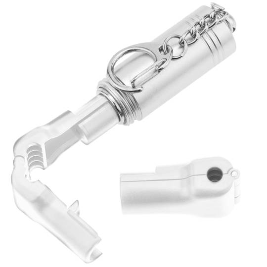 Etiqueta de segurança para ganchos de slatwall ou hastes de óculos compatíveis com a etiqueta EAS RF 8.2MHz 10 pack branco 7mm