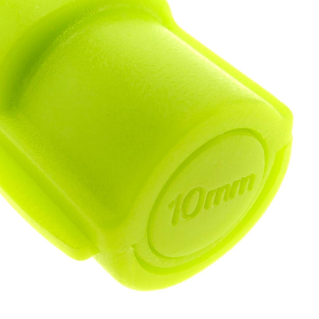 Etiqueta de seguretat per ganxos slatwall o varetes d'ulleres compatible amb etiqueta EAS RF 8.2MHz 10-pack verd 10mm