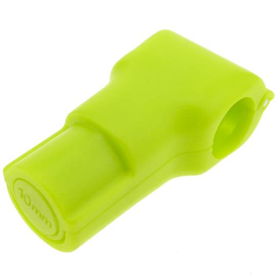 Etiqueta de seguretat per ganxos slatwall o varetes d'ulleres compatible amb etiqueta EAS RF 8.2MHz 10-pack verd 10mm