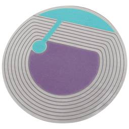 Zelfklevende etiketspoel compatibel met anti-diefstal anti-diefstal EAS 8.2MHz 40mm wit rond 1000 stuks