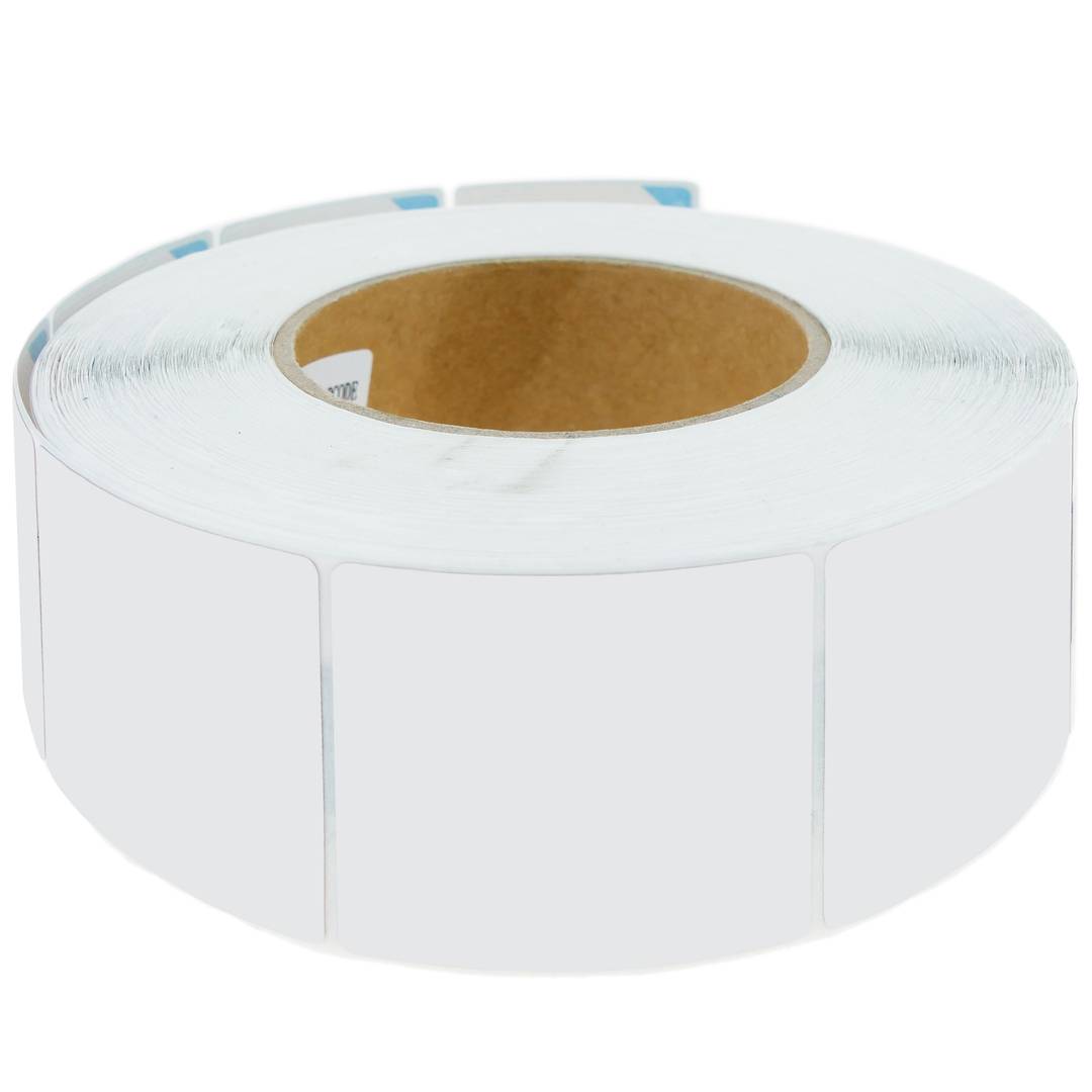 Klebeetikettenspule kompatibel mit Diebstahlschutz EAS 8,2 MHz 50 x 50 mm weiß 1000 Einheiten