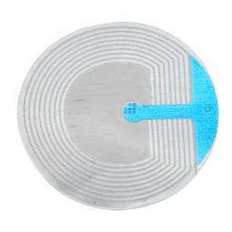 Bobina d'etiqueta adhesiva compatible amb antifurt antirobatori EAS 8.2MHz 40mm rodona barcode 1000 unitats