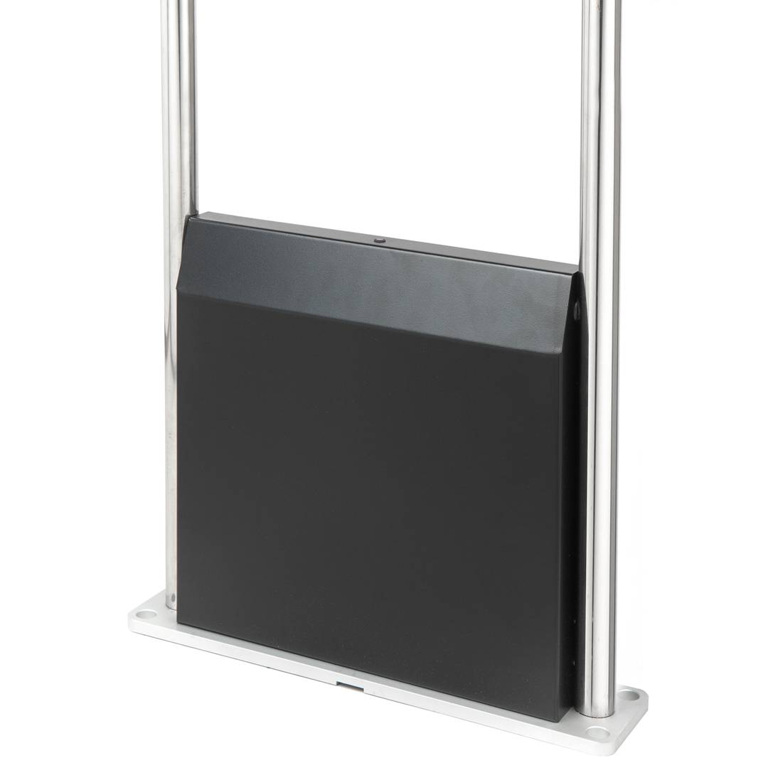 Arco antihurto compatible con etiquetas EAS RF 8.2Mhz antirrobo de 2 columnas inox