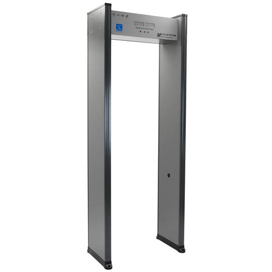 Arco de seguridad detector de metales de una zona