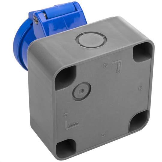 CETAC industriële sokkel vrouwelijk 2P + E 16A 250V IP44 opbouw