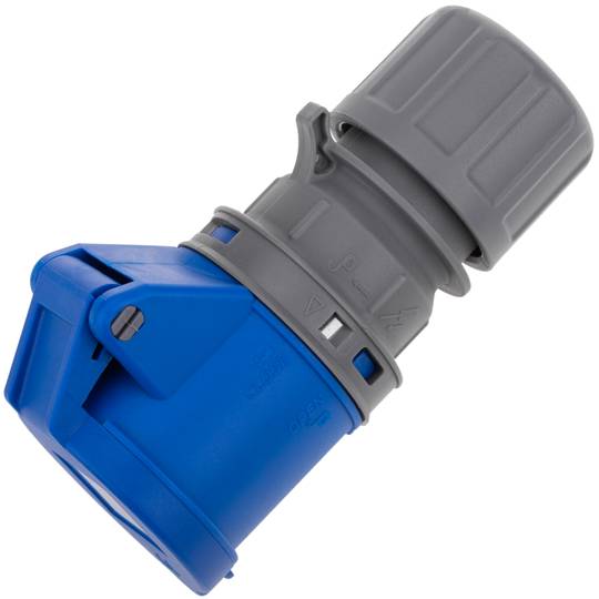 Industrial socket CETAC female 2P + E 16A 250V IP44 aerial