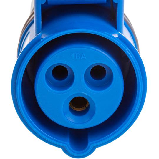 Industrial socket CETAC female 2P + E 16A 250V IP44 aerial