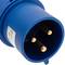 Base de plugue industrial CETAC macho 2P + E 32A 250V IP44 antena