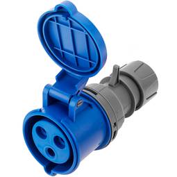 Industrial socket CETAC female 2P + E 32A 250V IP44 aerial