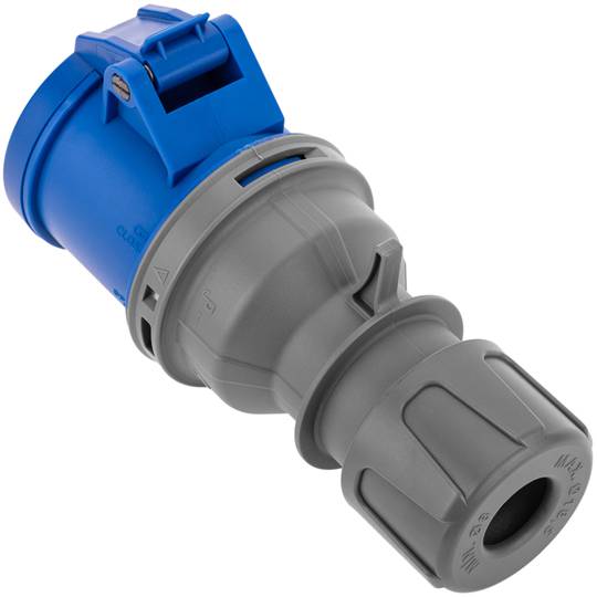 Prise industrielle CEE femelle 2P + T 32A 250V aérienne IP44