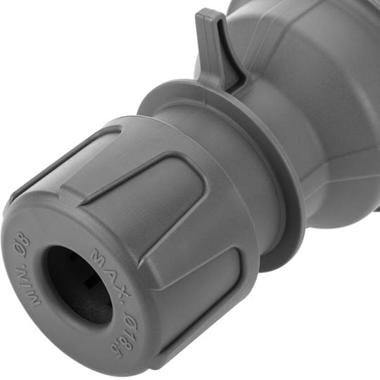 Prise industrielle CEE femelle 2P + T 32A 250V aérienne IP44