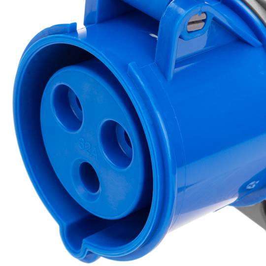 Industriebuchse CETAC Buchse 2P + E 32A 250V IP44 Oberflächenbuchse