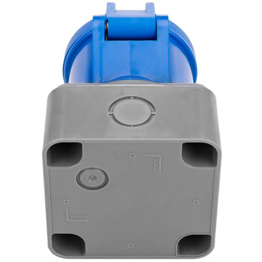 Industriebuchse CETAC Buchse 2P + E 32A 250V IP44 Oberflächenbuchse