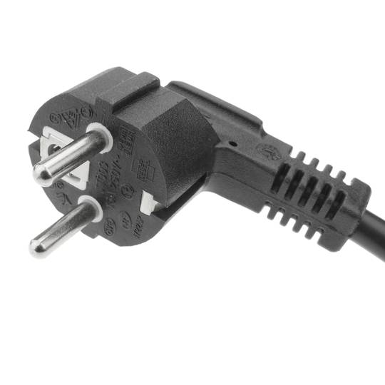 Industriële stekkeradapter CEE plug vrouwelijk naar SCHUKO mannelijk 2P + T 16A 250V IP44 IEC-60309 kabel 1 m