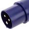 Industrial outlet Adaptor CEE plug male to SCHUKO female socket 2P+T 16A 230V IP44 IEC-60309 cable 16 cm
