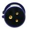 Endoll industrial Adaptador CETAC mascle a SCHUKO femella 2P+T 16A 230V IP44 IEC-60309 cable 1m