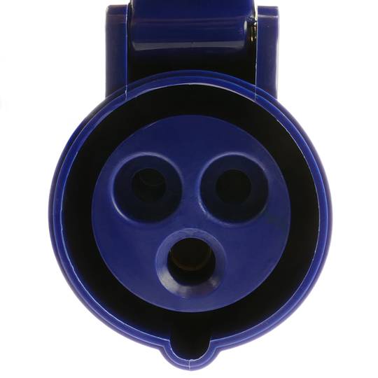 Adattatore CEE plug maschio a femmina 2P+T 16A 230V IP44 IEC-60309 cavo 1m
