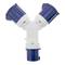Adapter CEE plug-Stecker an 2 x CEE plug-Buchse 2P+T 16A 250V IP44 IEC-60309