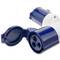 Industrial outlet Adaptor CEE plug male to 3 x CEE plug female socket 2P+T 16A 250V IP44 IEC-60309