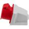 Industrial outlet CEE plug female socket 3P+T+N 16A 415V IP44 IEC-60309 for surface