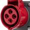 Prise industrielle CETAC femelle 3P + T 16A 380V IP44 surface