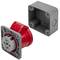 Prise industrielle CETAC femelle 3P + T 16A 380V IP44 surface