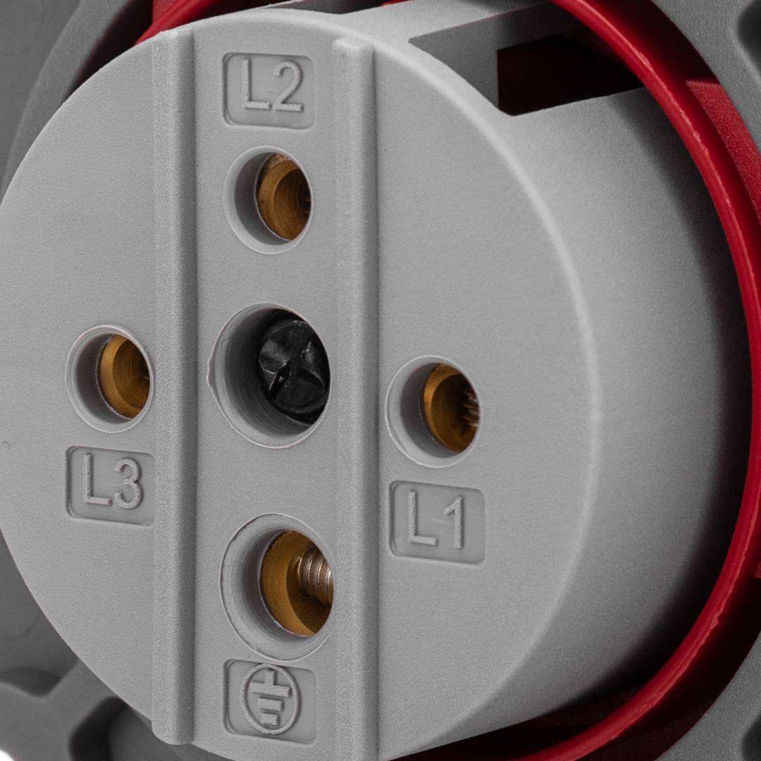 Prise industrielle CETAC femelle 3P + T 16A 380V IP44 surface