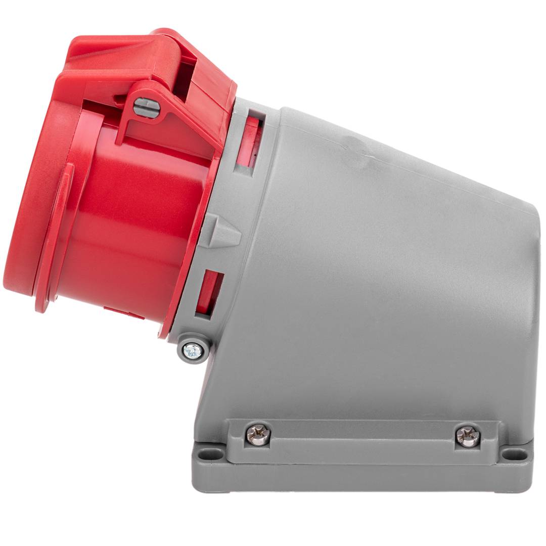 Gniazdo przemysłowe CETAC 90º żeńskie 3P + T + N 16A 380V IP44 se powierzchni