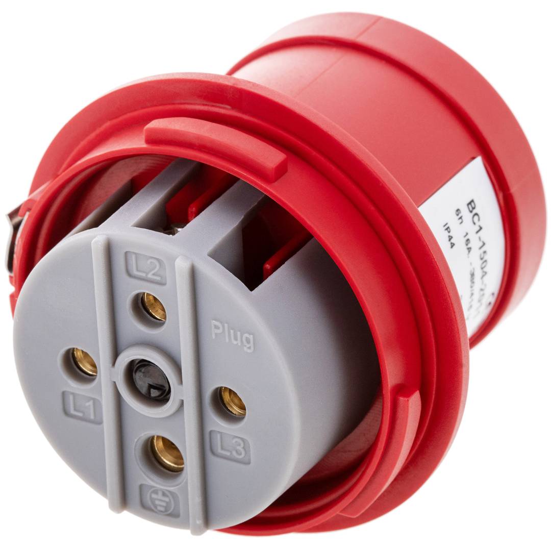 Podstawa wtyku przemysłowego CETAC męska 3P + E 16A 380V Antena IP44