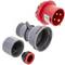 Industrial plug base CETAC male 3P + E 16A 380V IP44 aerial