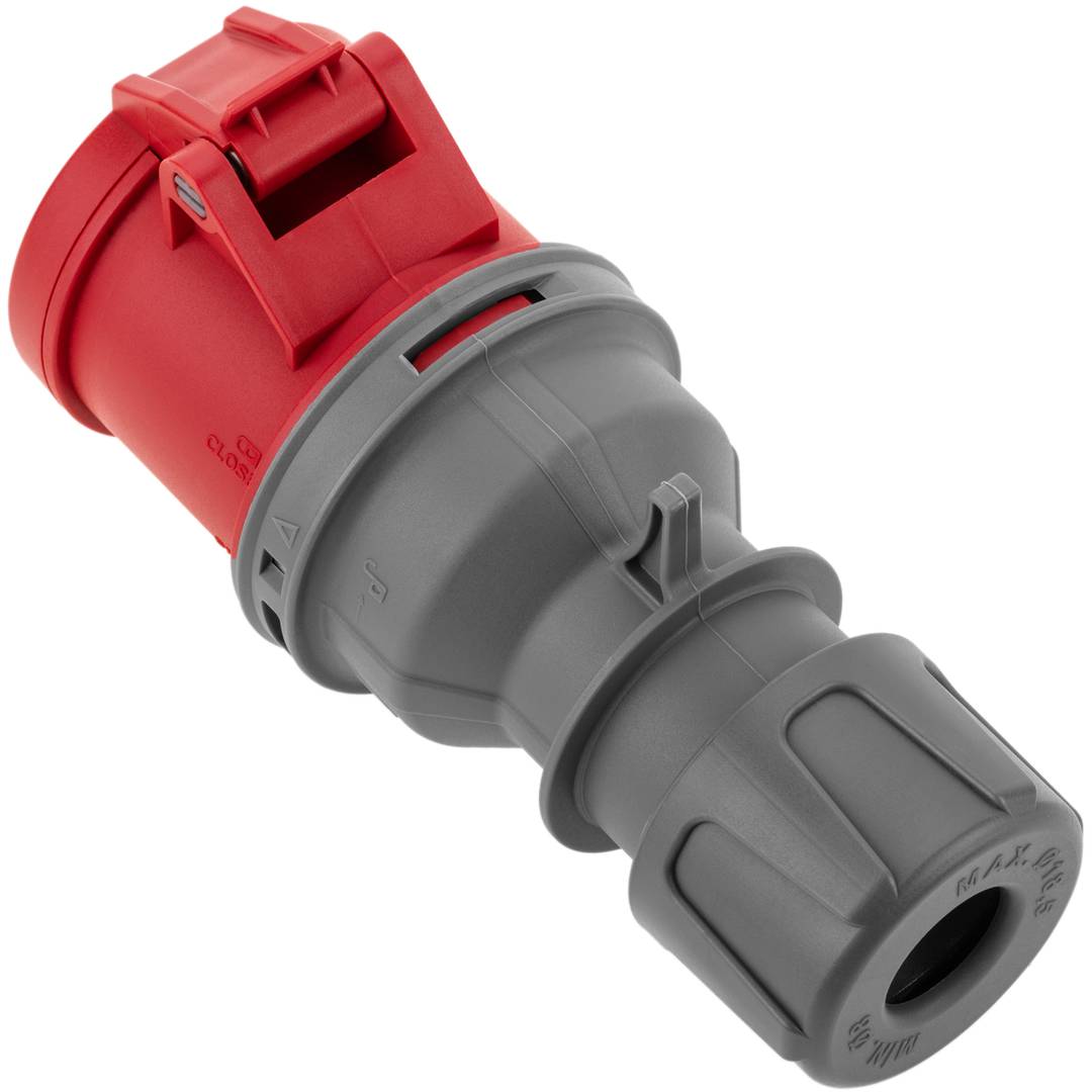 Presa industriale CETAC femmina 3P + T 32A 380V Antenna IP44