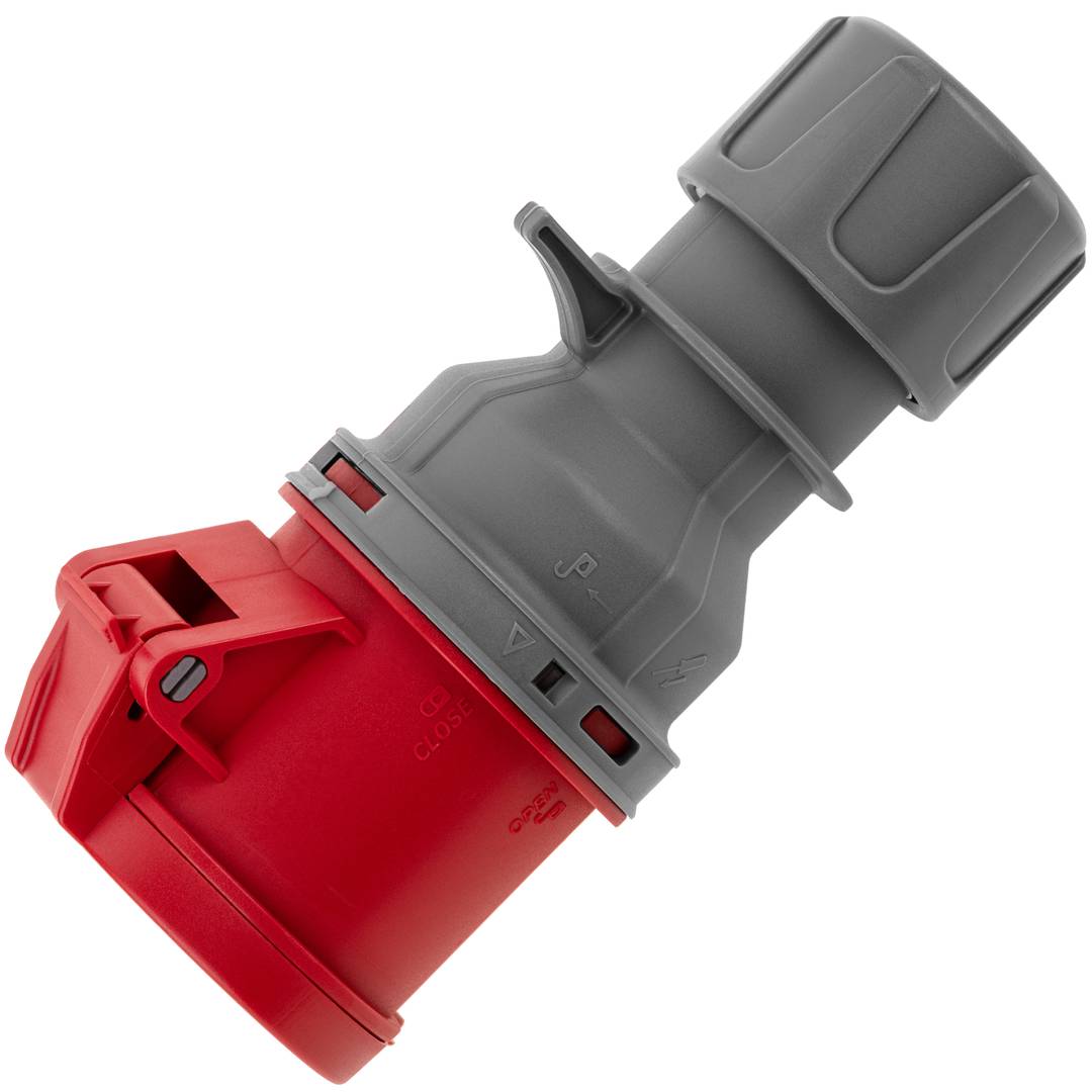 Presa industriale CETAC femmina 3P + T 32A 380V Antenna IP44