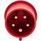 Base de plugue industrial CETAC macho 3P + T + N 32A 380V IP44 antena