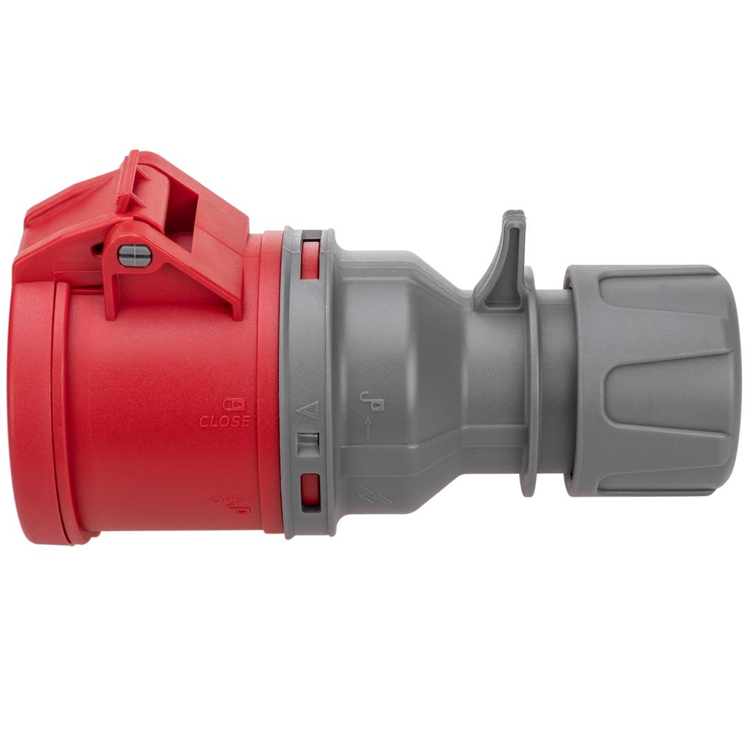 Industrial socket CETAC female 3P + T + N 32A 380V IP44 aerial