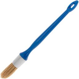 Brocha redonda para pinturas y barnices número 8 de 8 mm de diámetro color azul