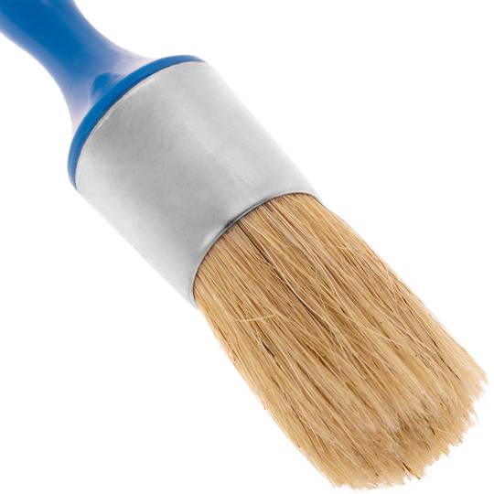 Brocha redonda para pinturas y barnices número 12 de 12 mm de diámetro color azul