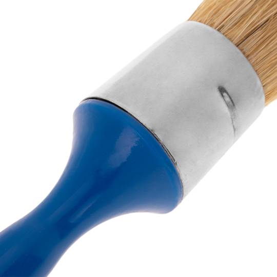 Brocha redonda para pinturas y barnices número 12 de 12 mm de diámetro color azul