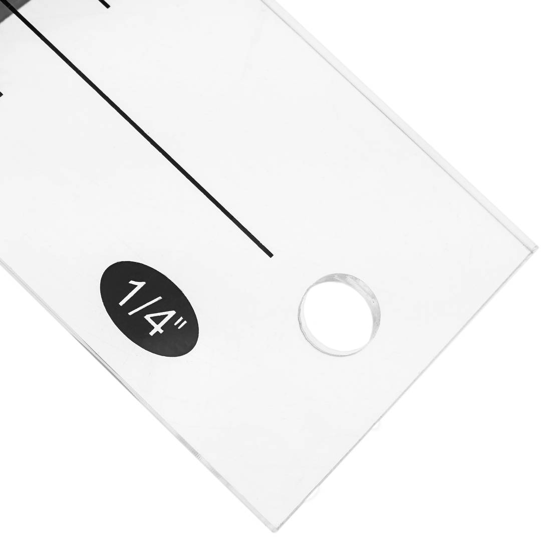 Sistema di guida e centraggio per praticare fori in in legno. Kit di foratura per tassello  6 mm 1/4