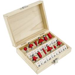 Kit de 12 freses TCT 1/2 "de carbur de tungstè per fresadora