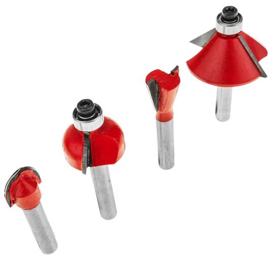 Set van 12 frezen TCT 1/2