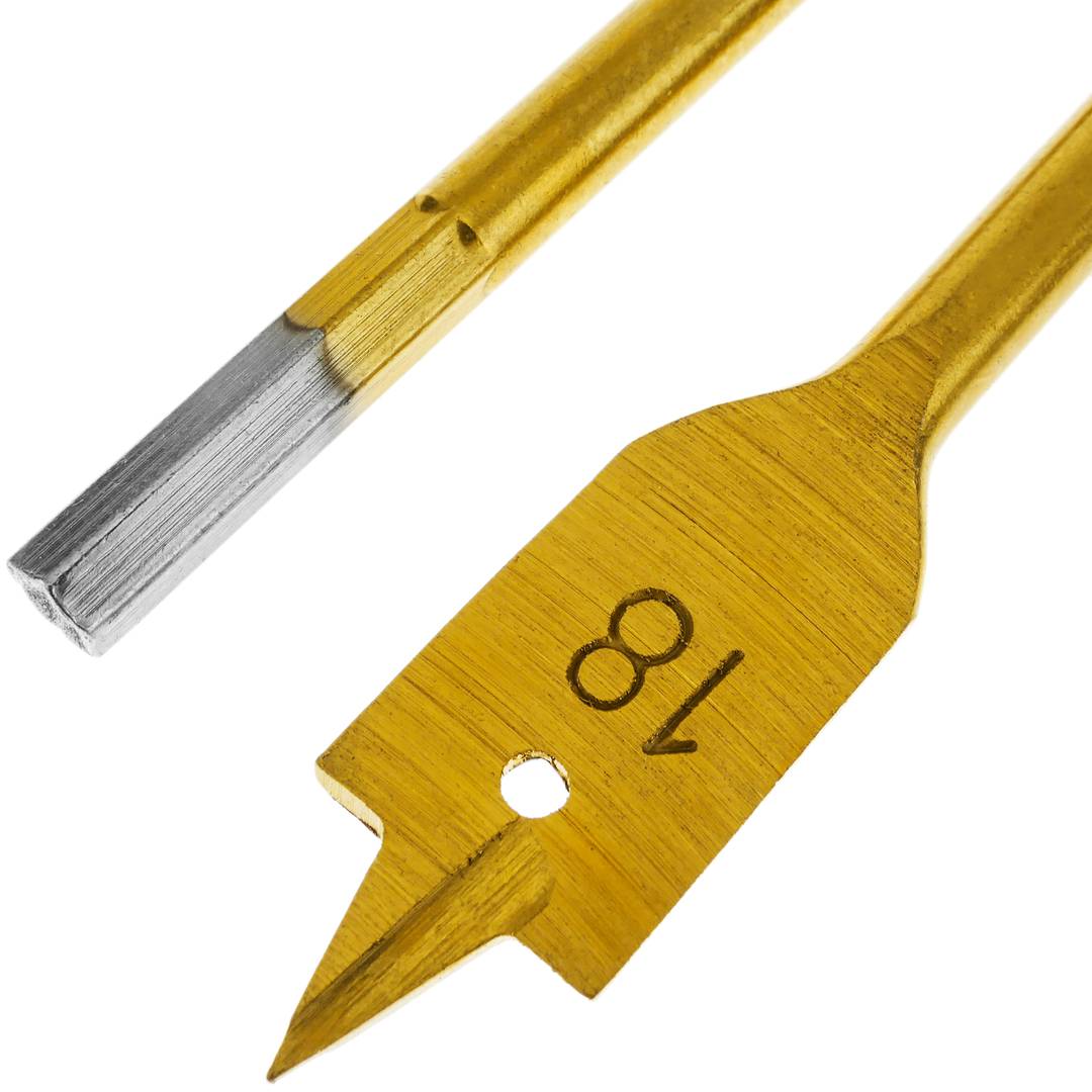 Flach Spaten Bits für Holz im Karton mit 8 teilig Fräsbohrer